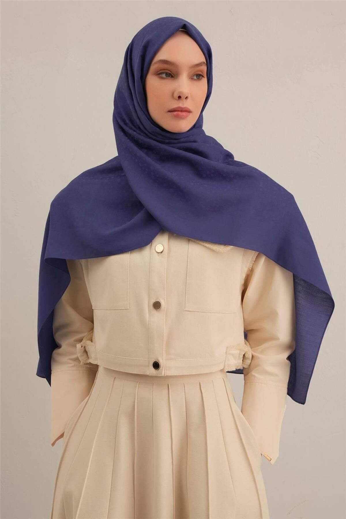 Armine Damla Desen Bambu Cotton Şal 28