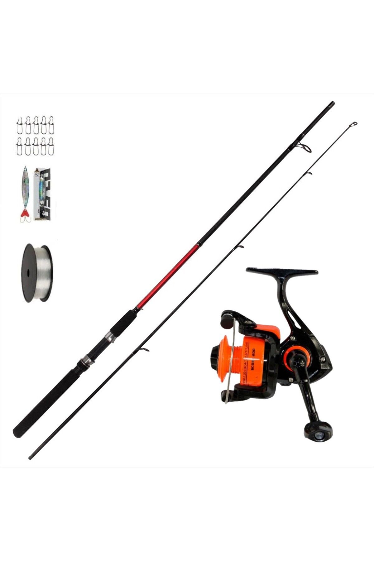 Halbart Bauer Spinex 240 cm 10-40gr Bauer Score 200 Spin Lrf Seti Uygun Kaliteli