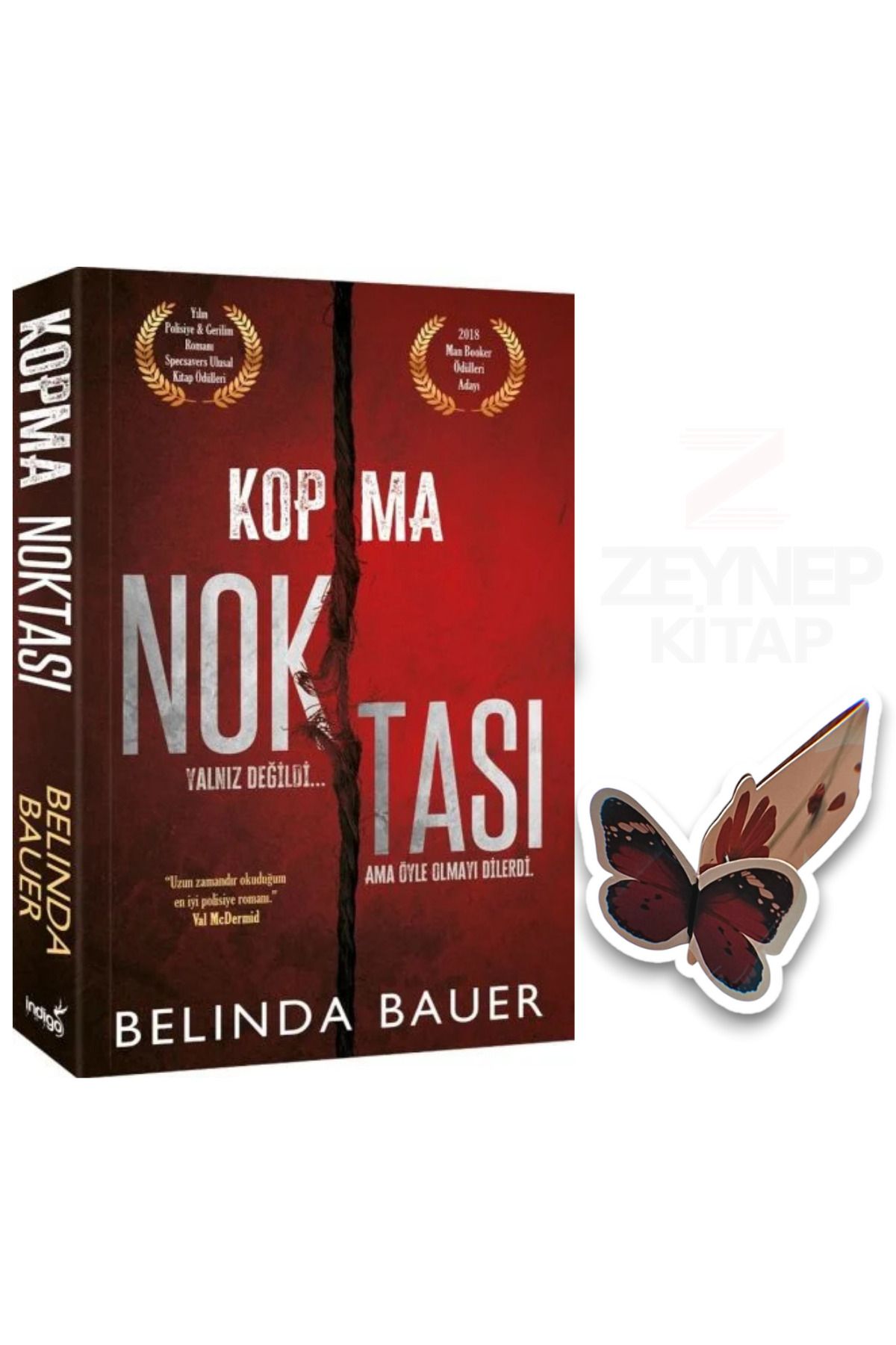 İndigo Kitap Kopma Noktası (Özel Tasarım Hareketli Kelebek Ayraç Hediye)
