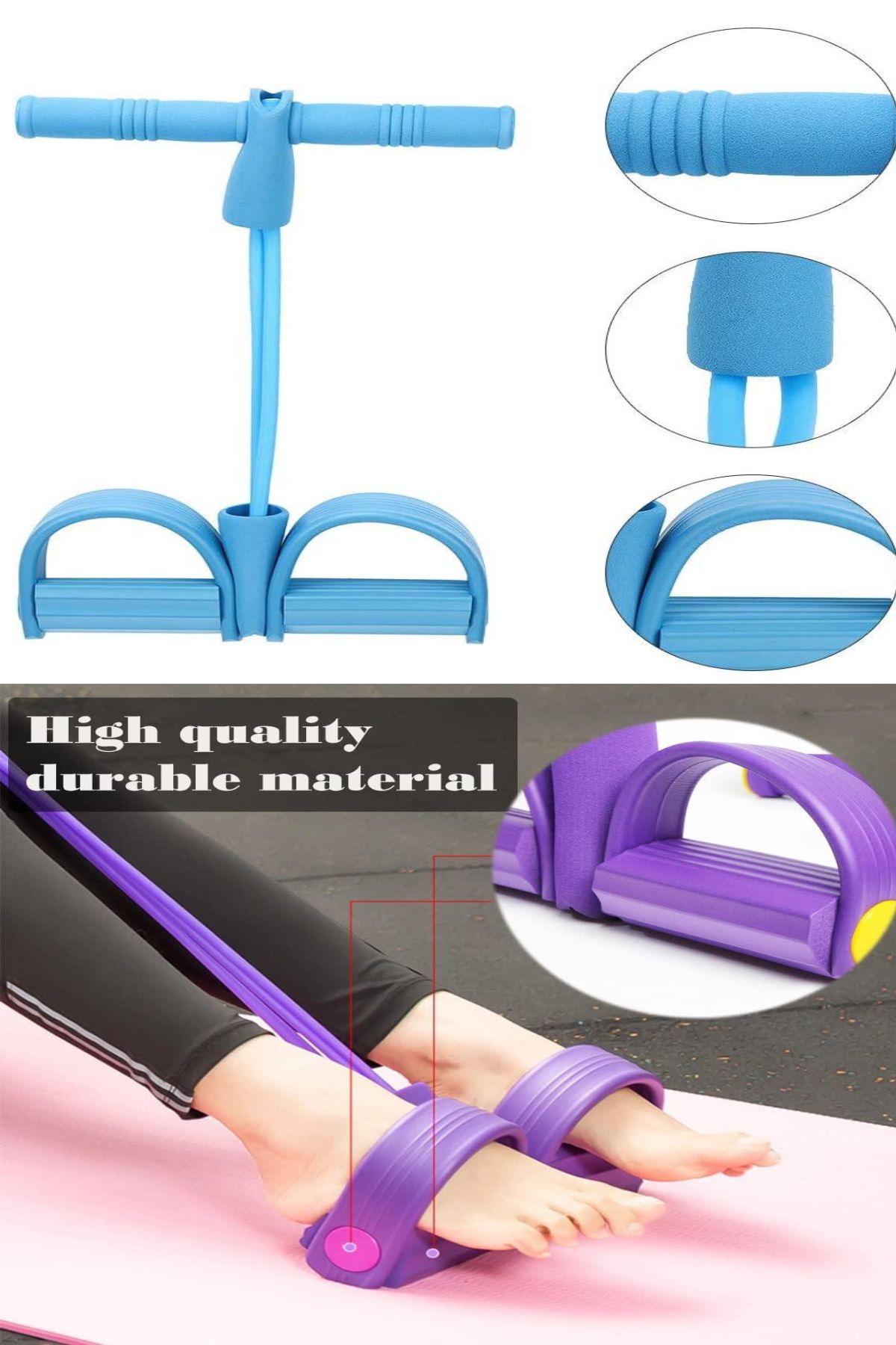 ESENLİWE Egzersiz Lastiği Body Trimmer Evde Spor Lastikli Egzersiz Karın El Ayak Vücut Şekillendirici