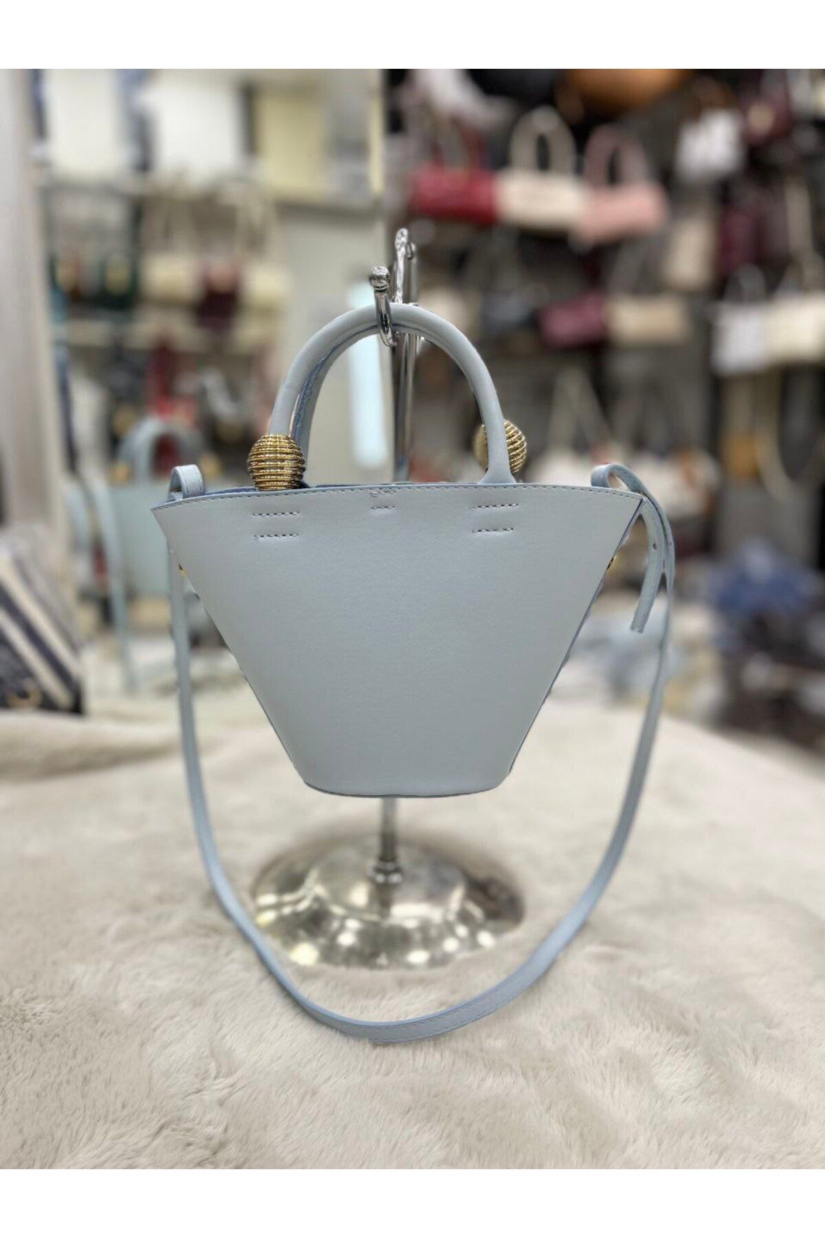 bynarincollection günlük kova model omuz çantası