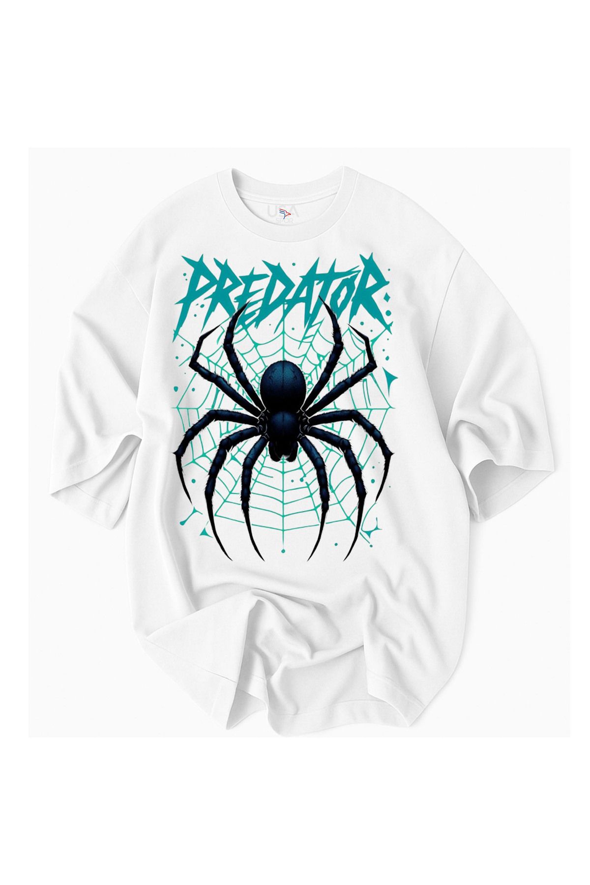 Advantage Örümcek Desenli %100 Pamuklu Premium T-Shirt Shk108