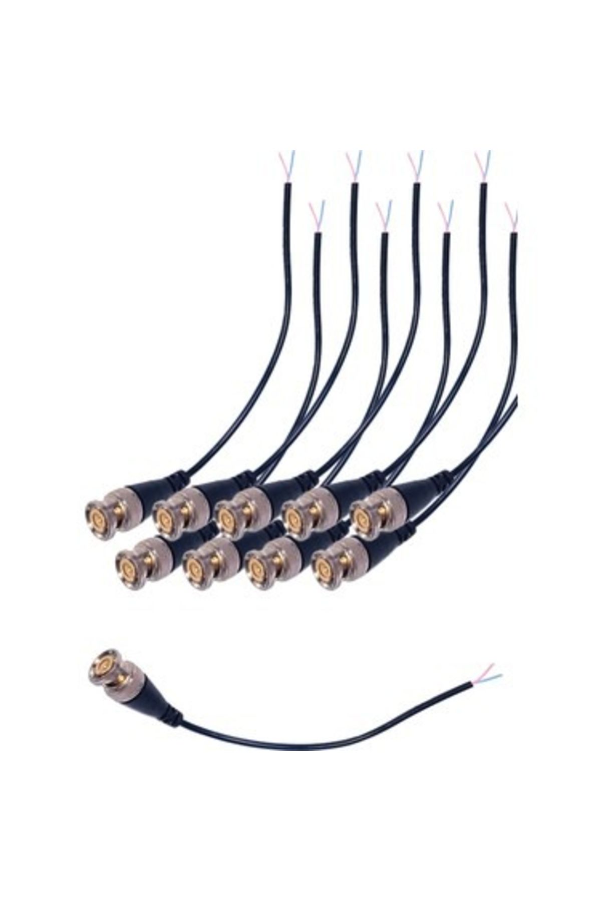 EZCOOL BNC KONNEKTOR HAZIR KABLOLU (10 LU PAKET)