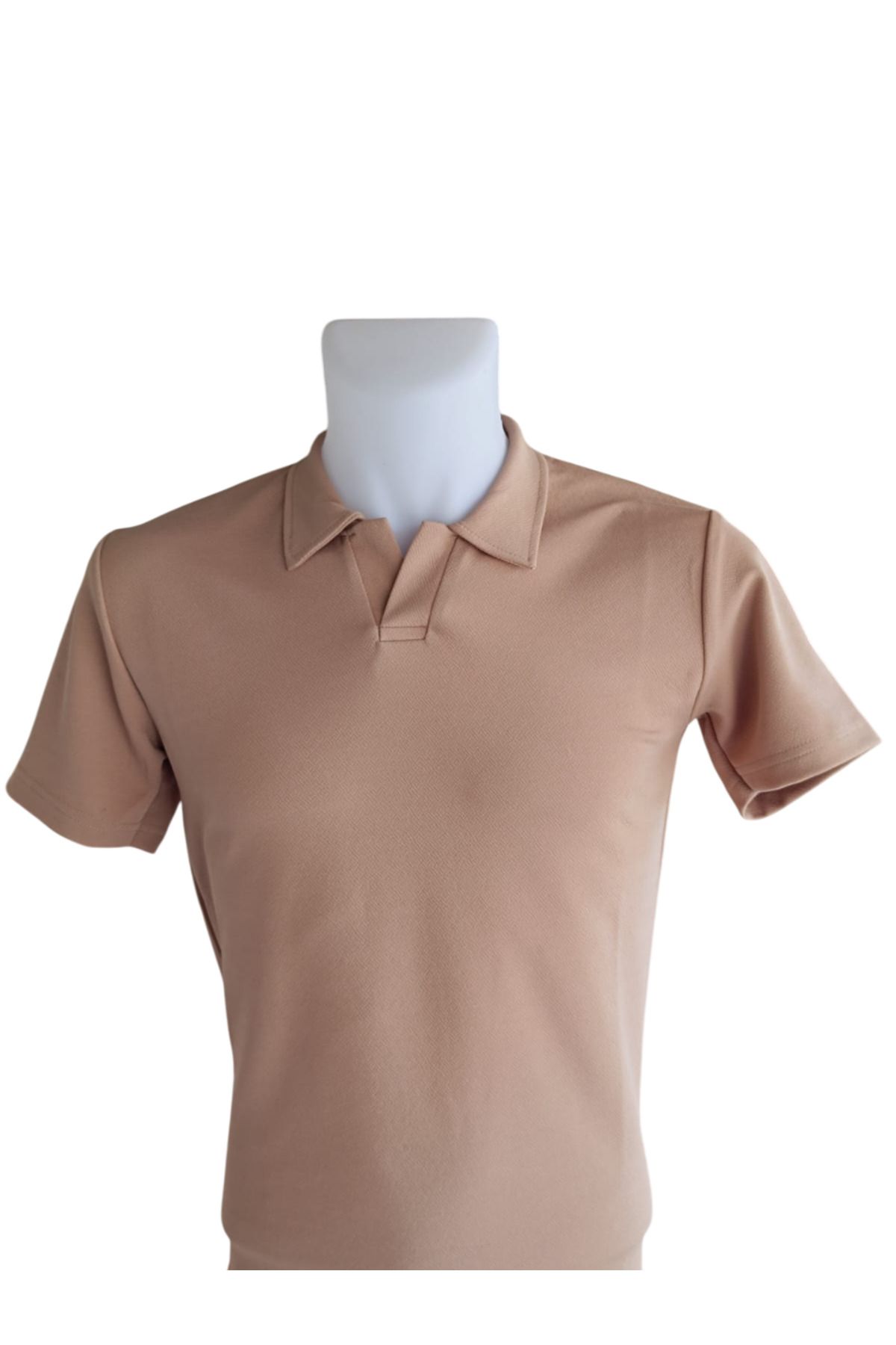 MODA Regular Fit Kısa Kollu Waffle Polo Tişört