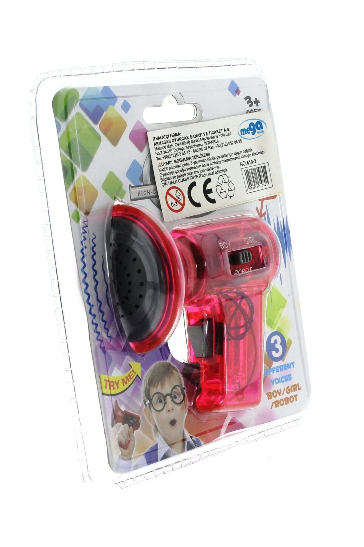 swilex Ses Değiştirici Mini Pembe fon