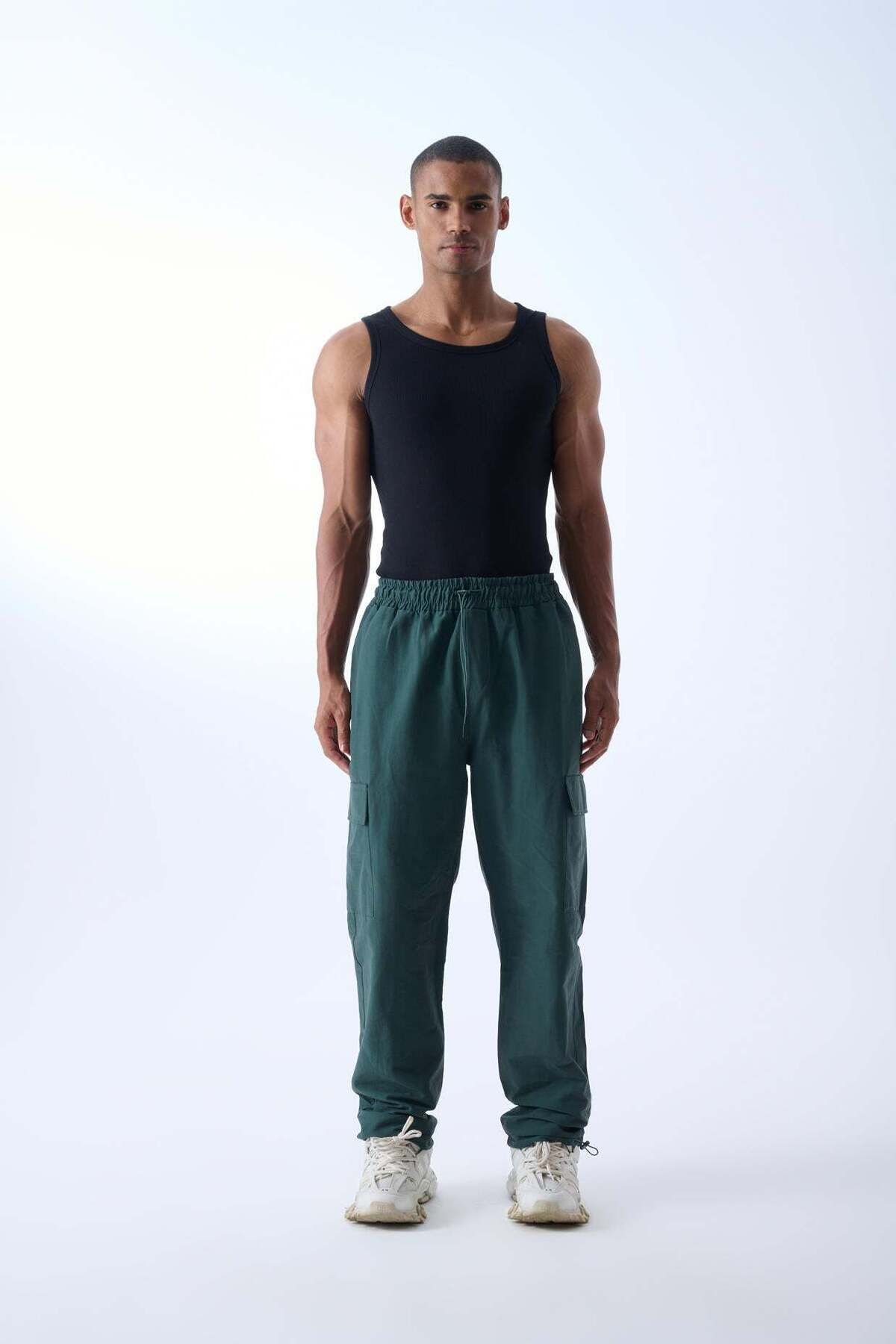jaceyjace Paraşüt Kumaş Jogger Pantolon- Haki