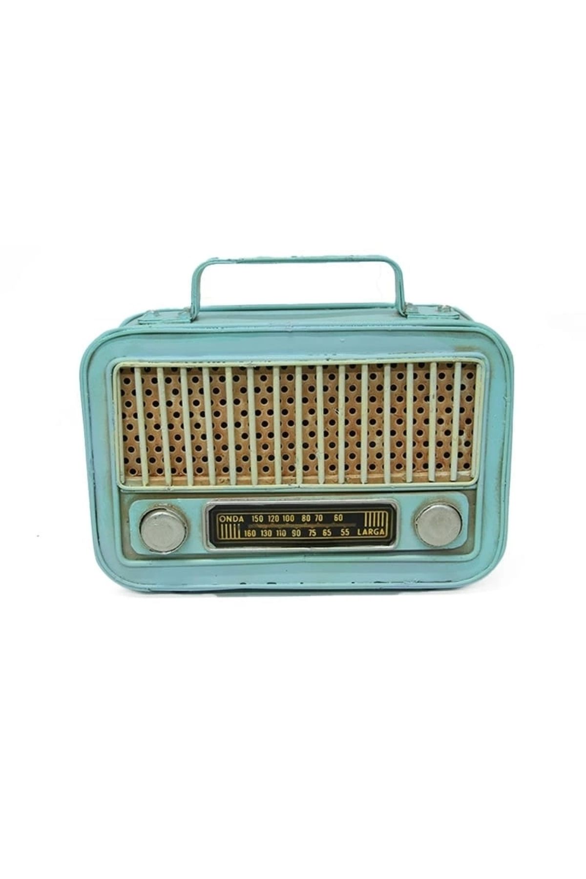 ShopNova Dekoratif Metal Radyo Kumbara