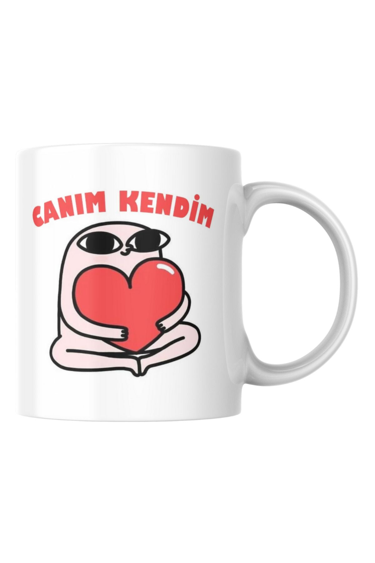 TakeTshirt Canım Kendim Kupa Bardak Komik Yazılı Hediyelik Çay Kahve Kupası Coffee Mug