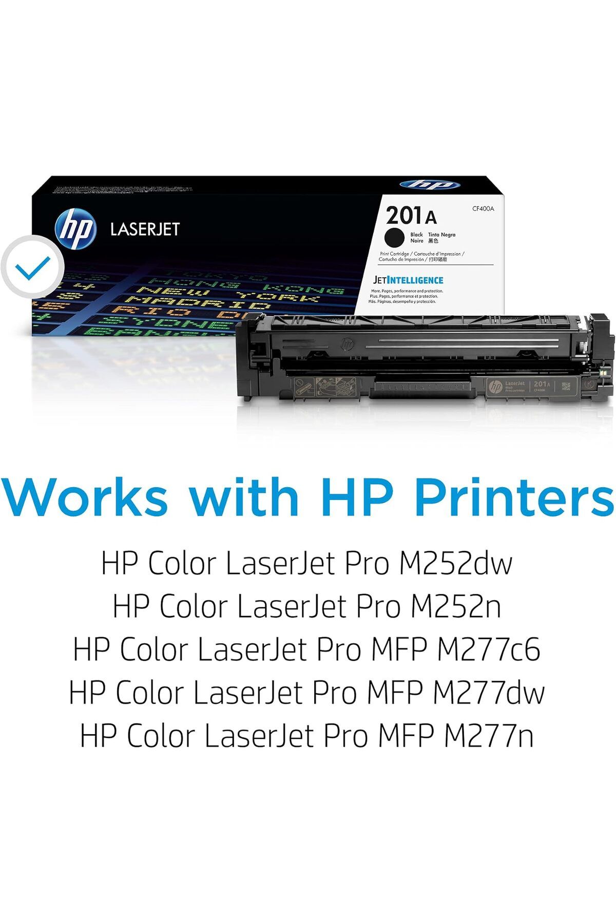 HP-HP LaserJet Original Black Ink Cartridge 201A - CF400A 3