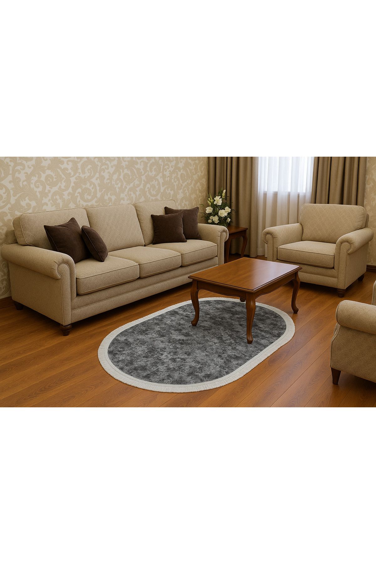 Gazelle Rugs Kaymaz Taban Halı 60x100