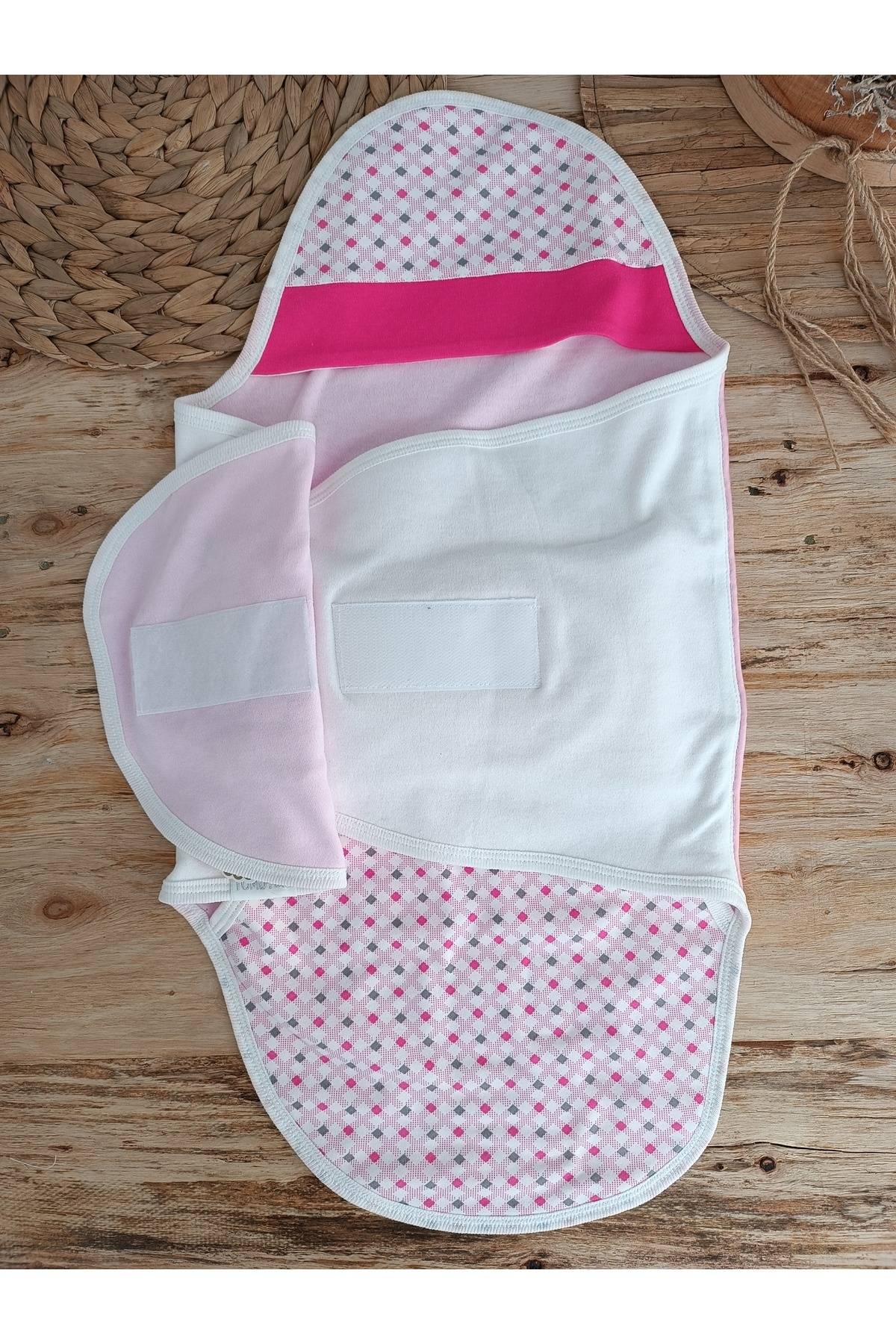 Tomuycuk Kız Bebek Battaniyesi Uyku Tulumu Kundağı %100 Pamuklu Ortopedik Hastane Çıkışı Yenidoğan 0-9ay fotoğrafı 6 (önizleme)