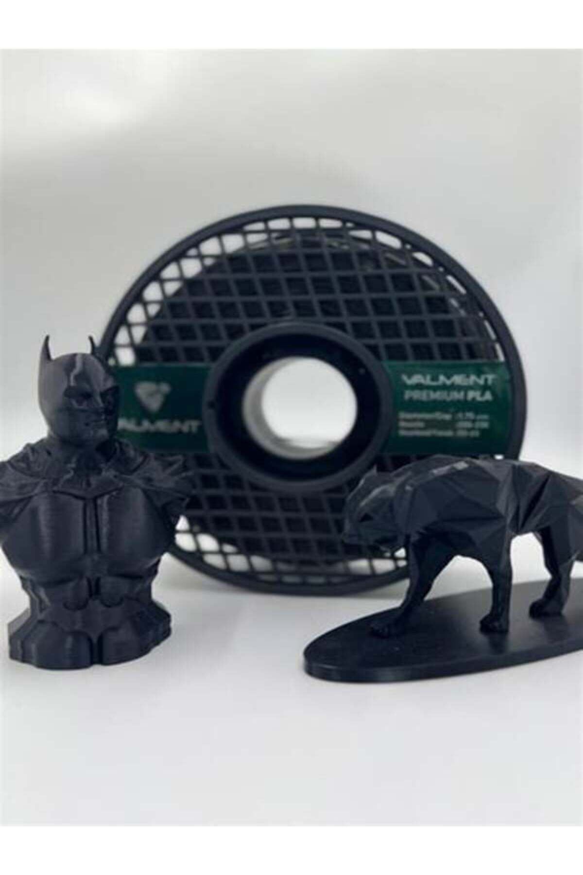 Valment Filament PLA + 1,75mm Premium- Siyah