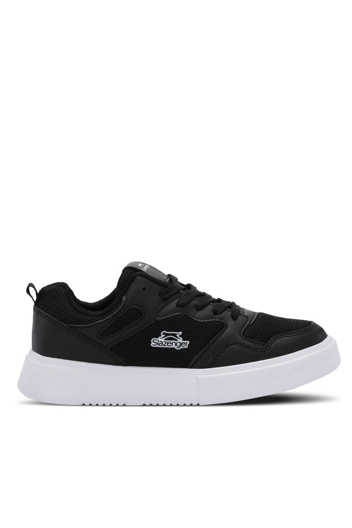 Slazenger Günlük Bağcıklı Sneaker Ayakkabı Siyah/Beyaz