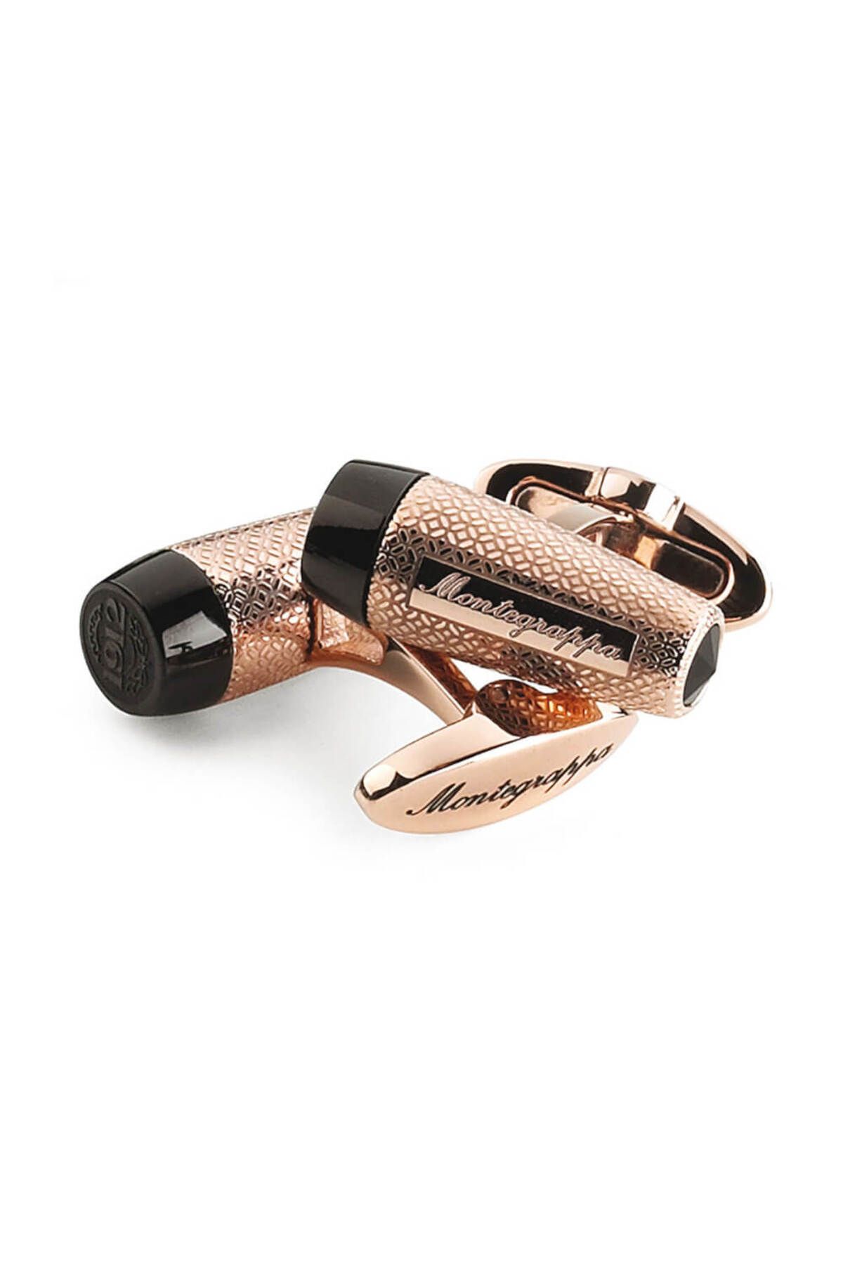 Montegrappa Kol Düğmesi Rose Black
