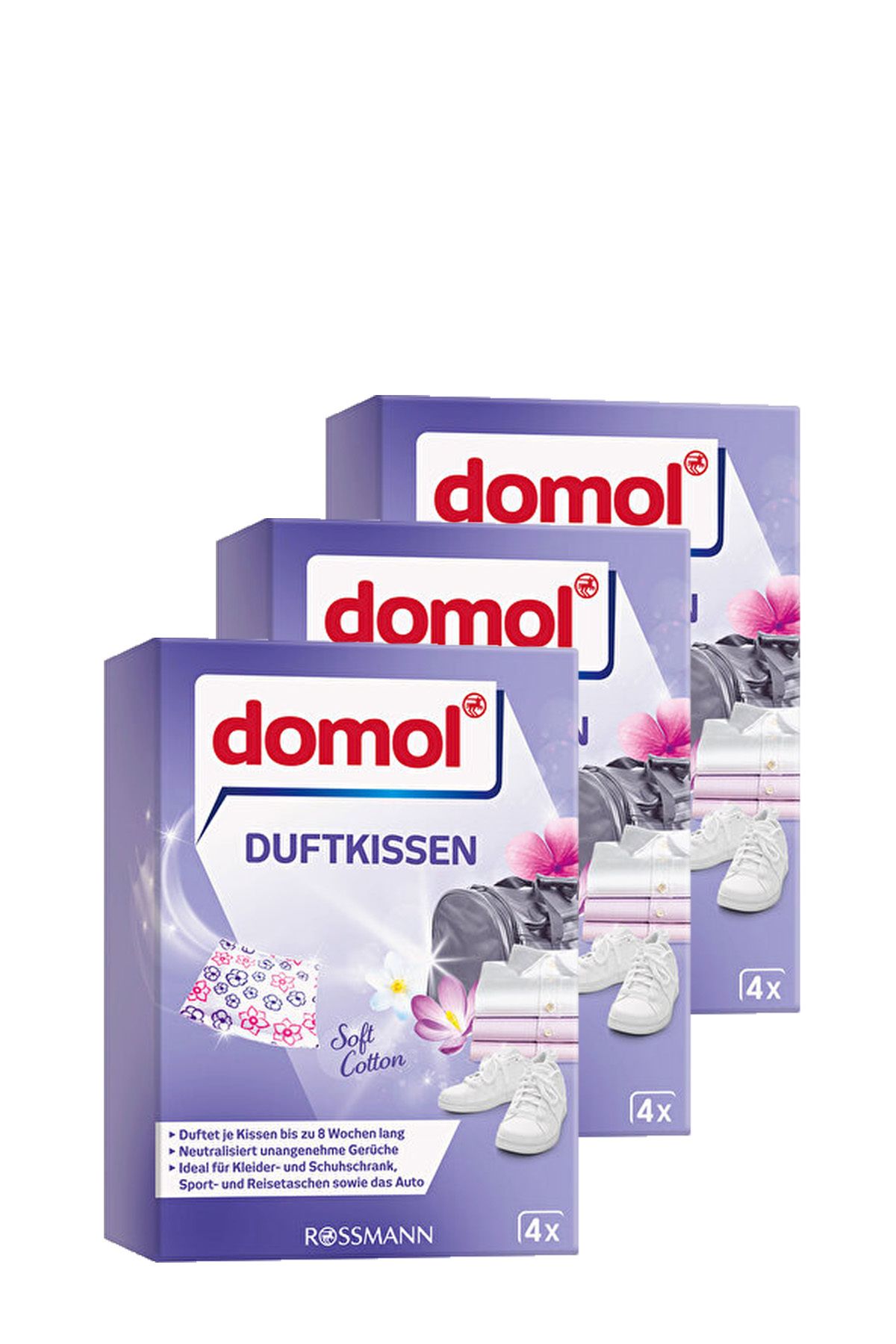 DOMOL Çamaşır ve Tekstil Ürünlerine Özel Koku Kesesi 4'lü (3 Adet)