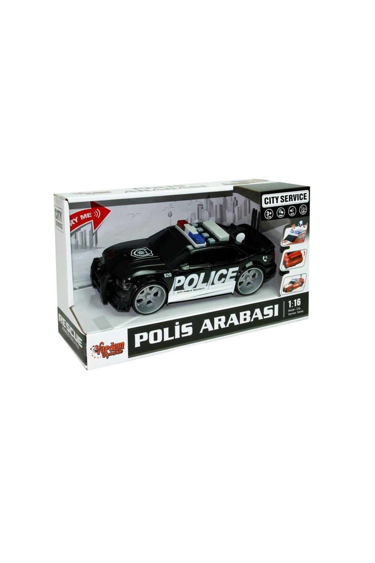 swilex WY620A-B 1:16 Sürtmeli Sesli Işıklı Polis Arabası