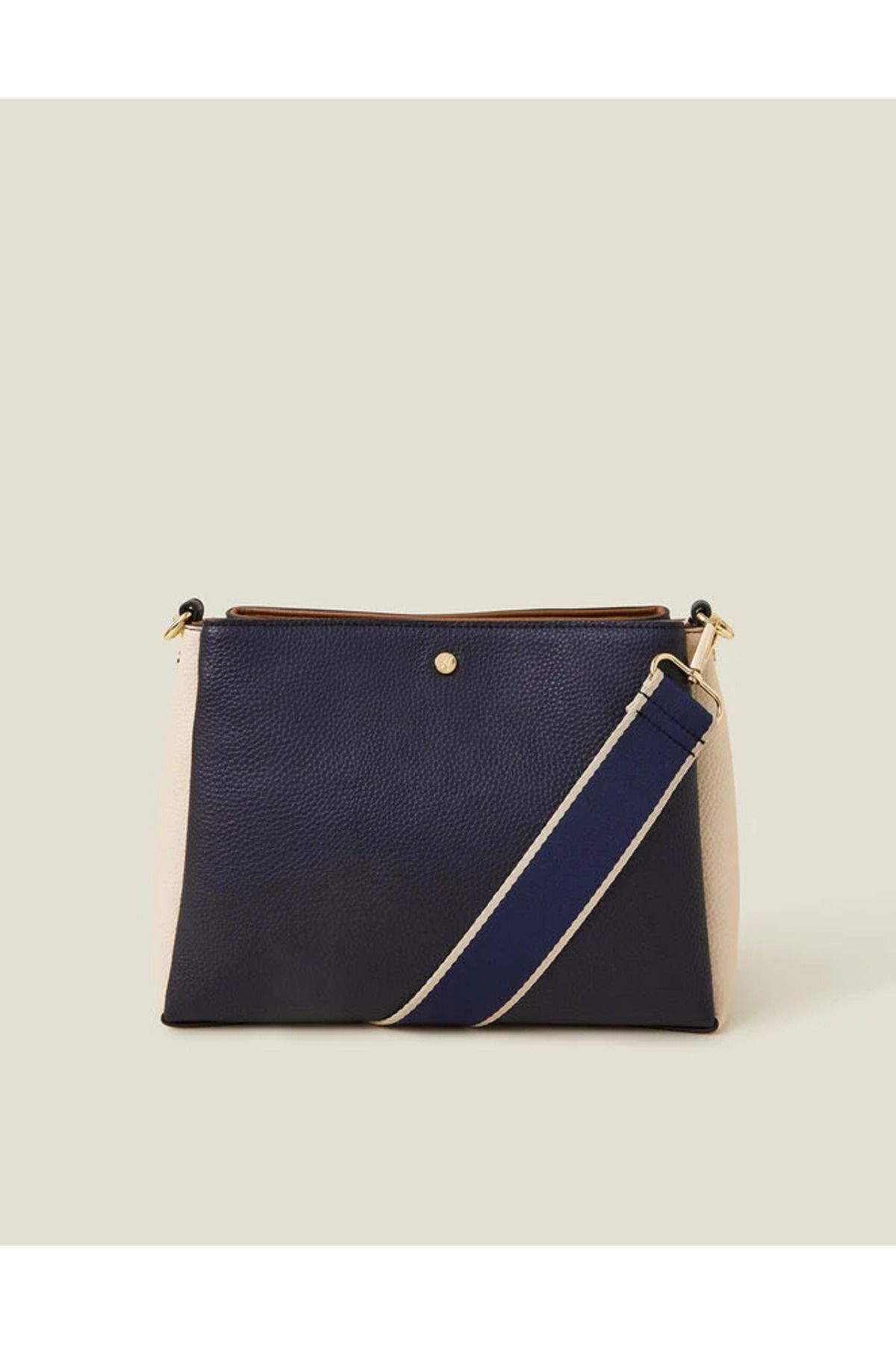 Accessorize Renk Bloklu Üç Bölmeli Çapraz Askılı Çanta