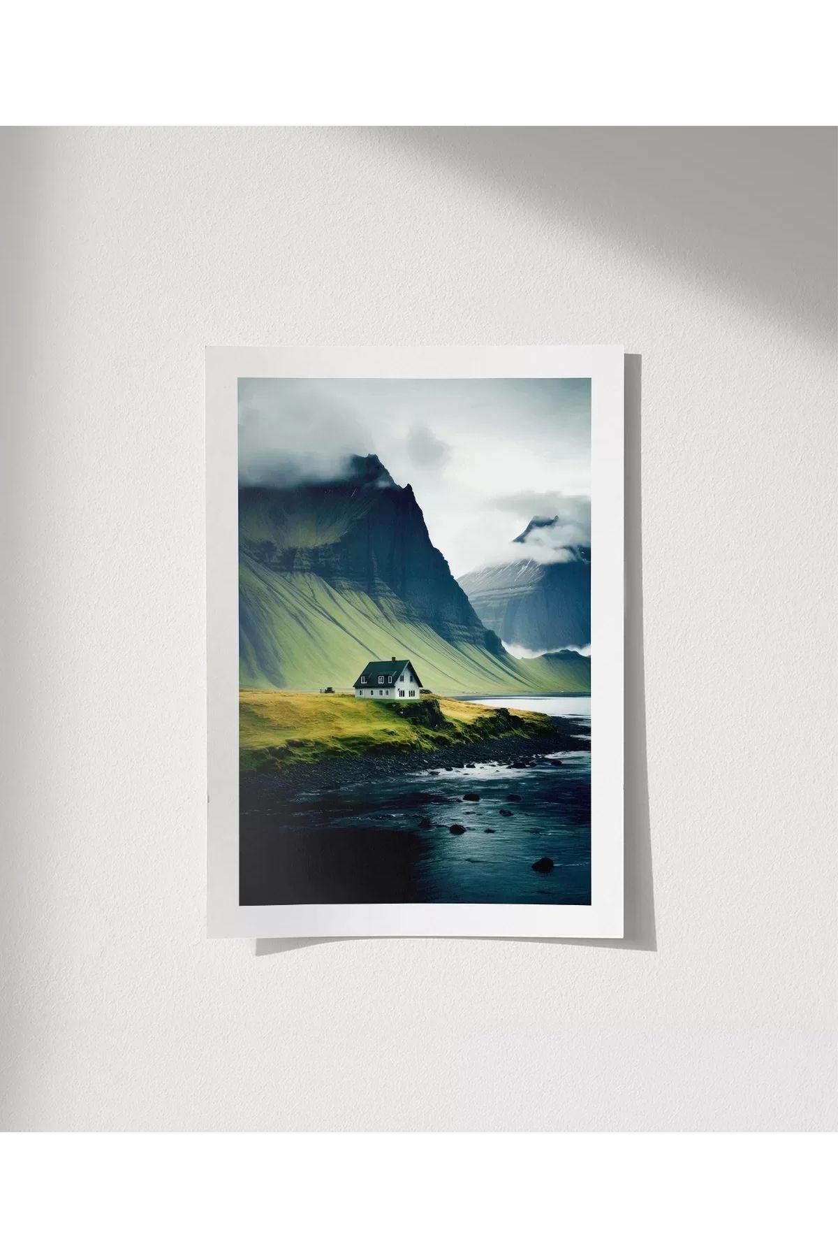 VOGLOO Çerçevesiz Poster Nehir Kıyısında Huzur