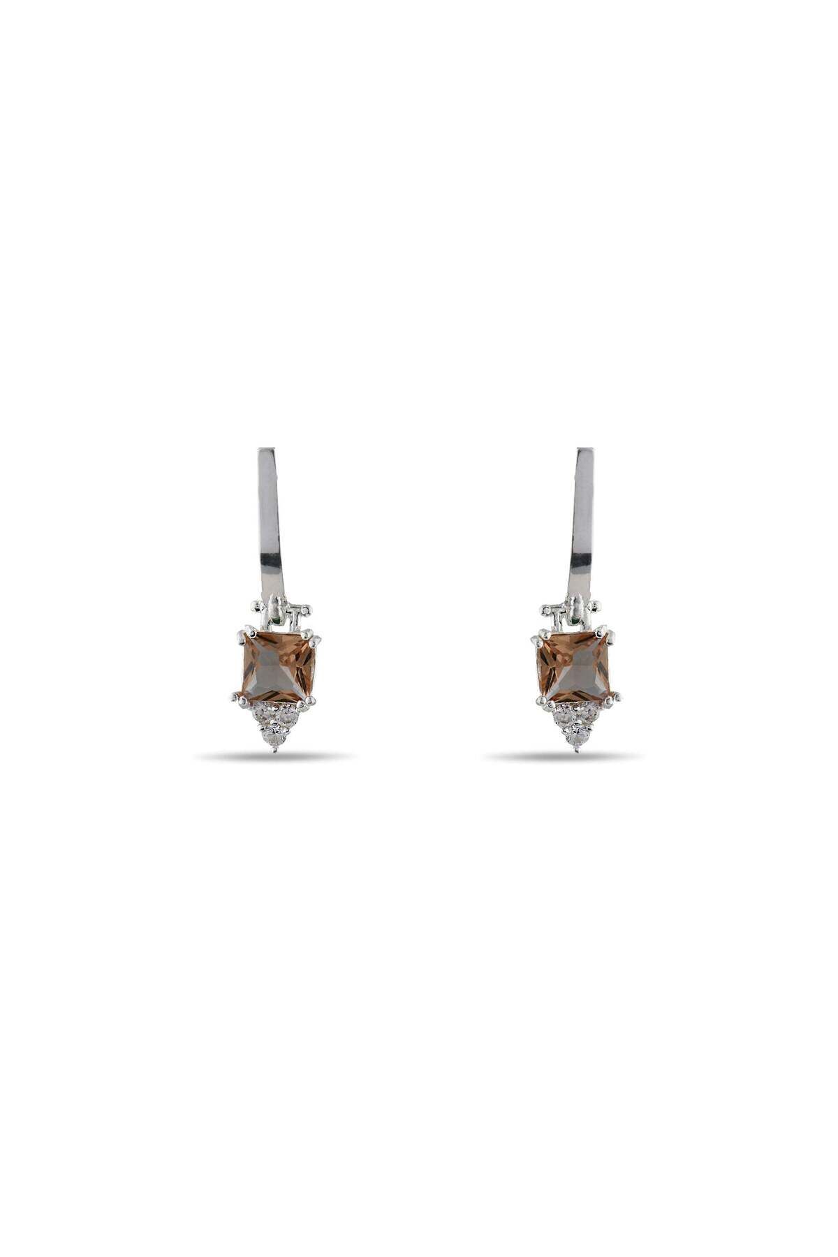 Lial Diamond Doğal Taşlı Gümüş Küpe, 5 gram - Lial Diamond