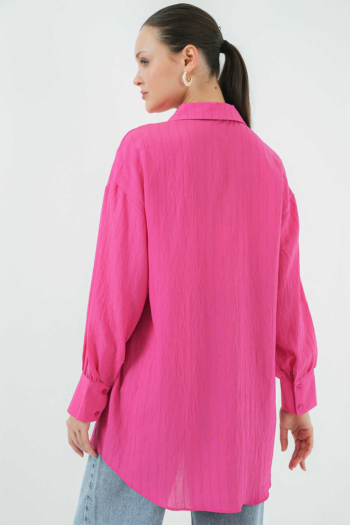 Bigdart-Πουκάμισο Big Dart ριγέ Oversize 5
