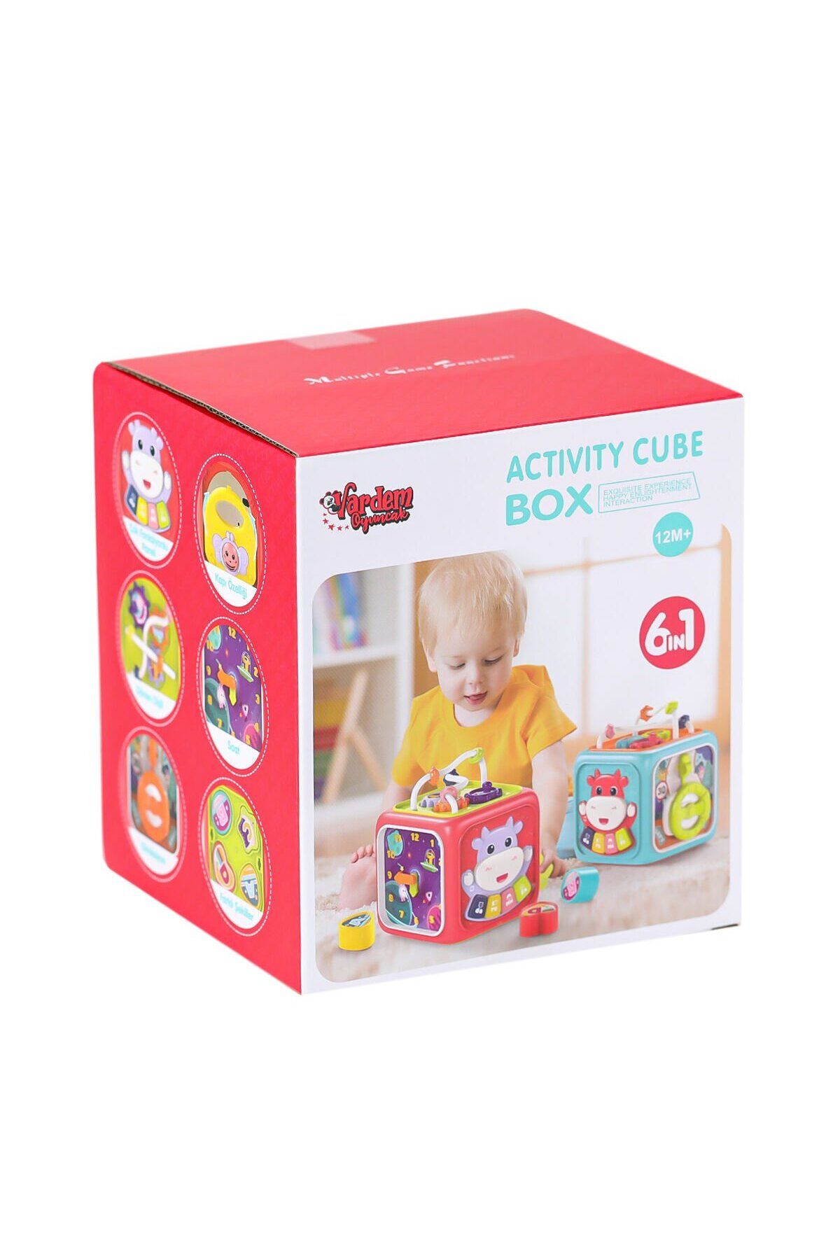 NillyToys BIB-688-57 Aktivite Küpü 6IN1