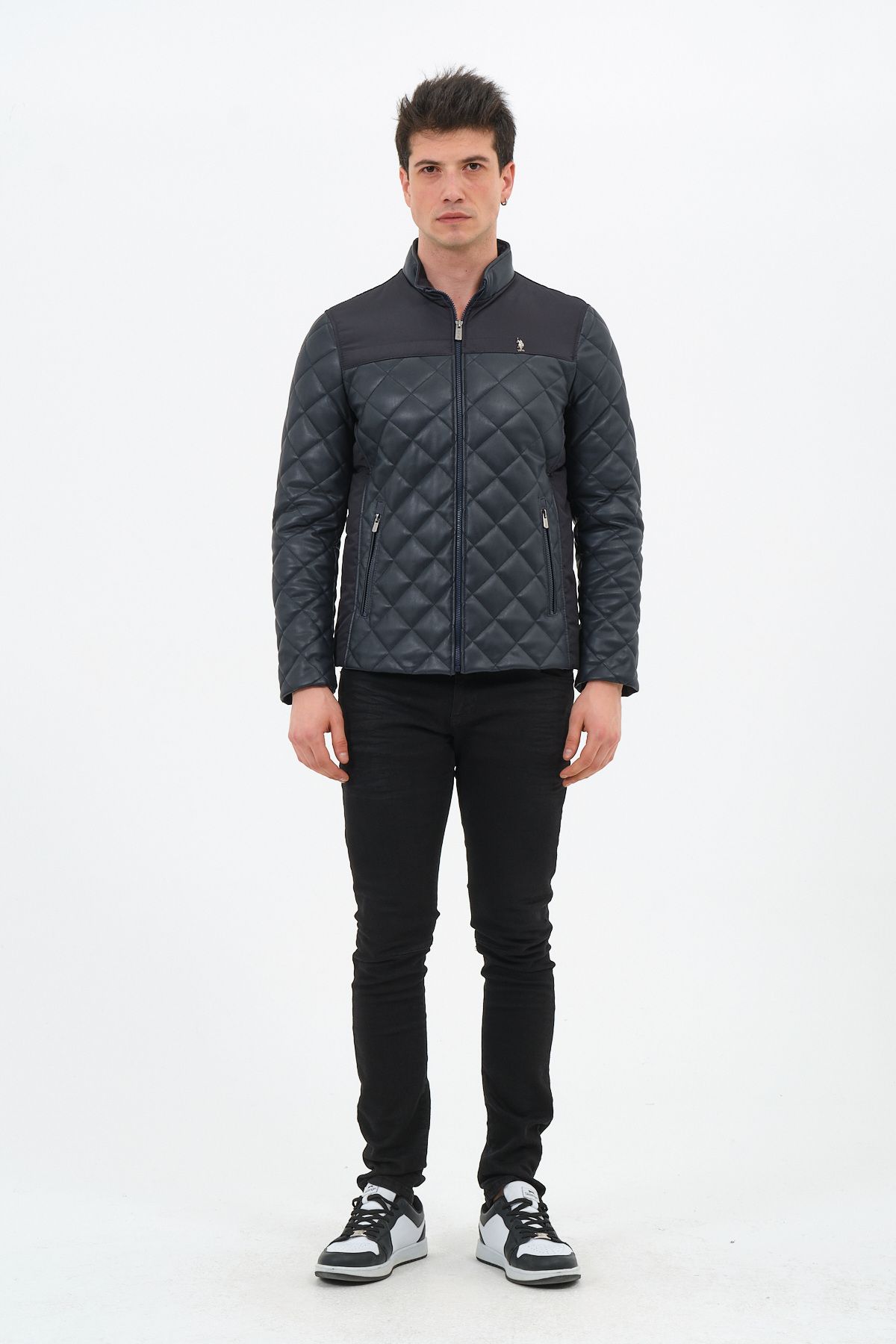 U.S. Polo Assn. Lacivert Erkek Mont