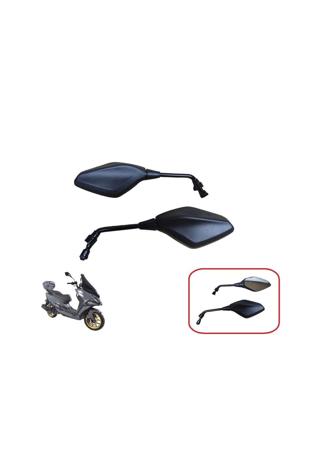 ÖZERDEM Arora Safari Pro 125 Ayna Takımı