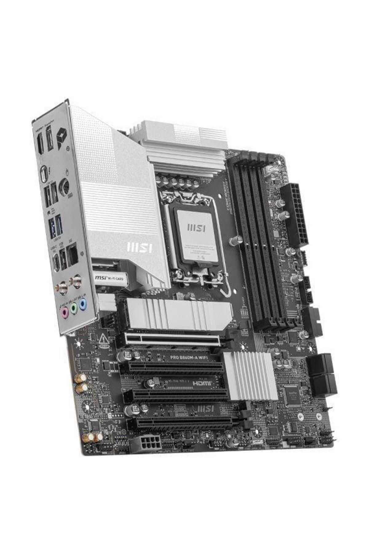 MSI-Pro B860M-A Wifi7 Ddr5 Hdmi-Dp Pcie 5.0 1851P Matx 3