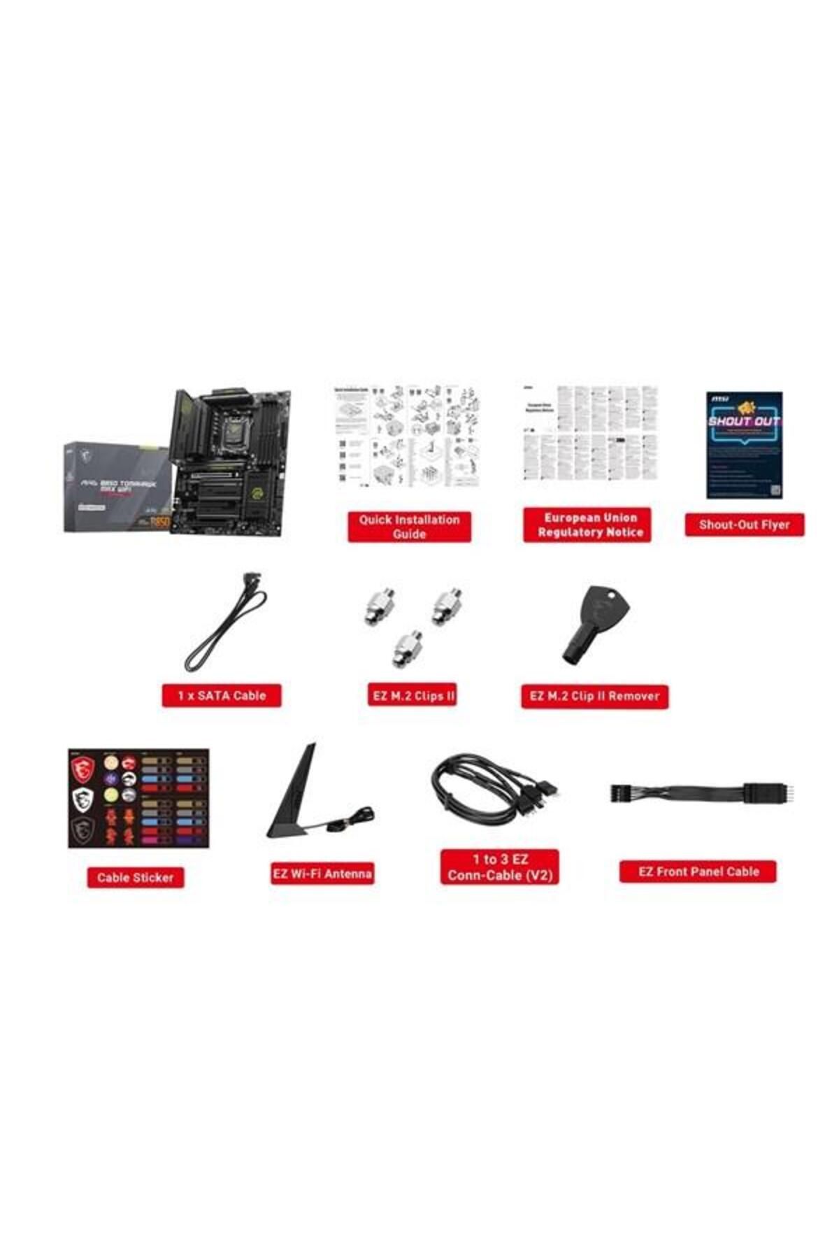 MSI-Mag B850 Tomahawk Max Wifi7 Ddr5 Hdmi-Dp Pcie 5.0 Am5 Atx 6