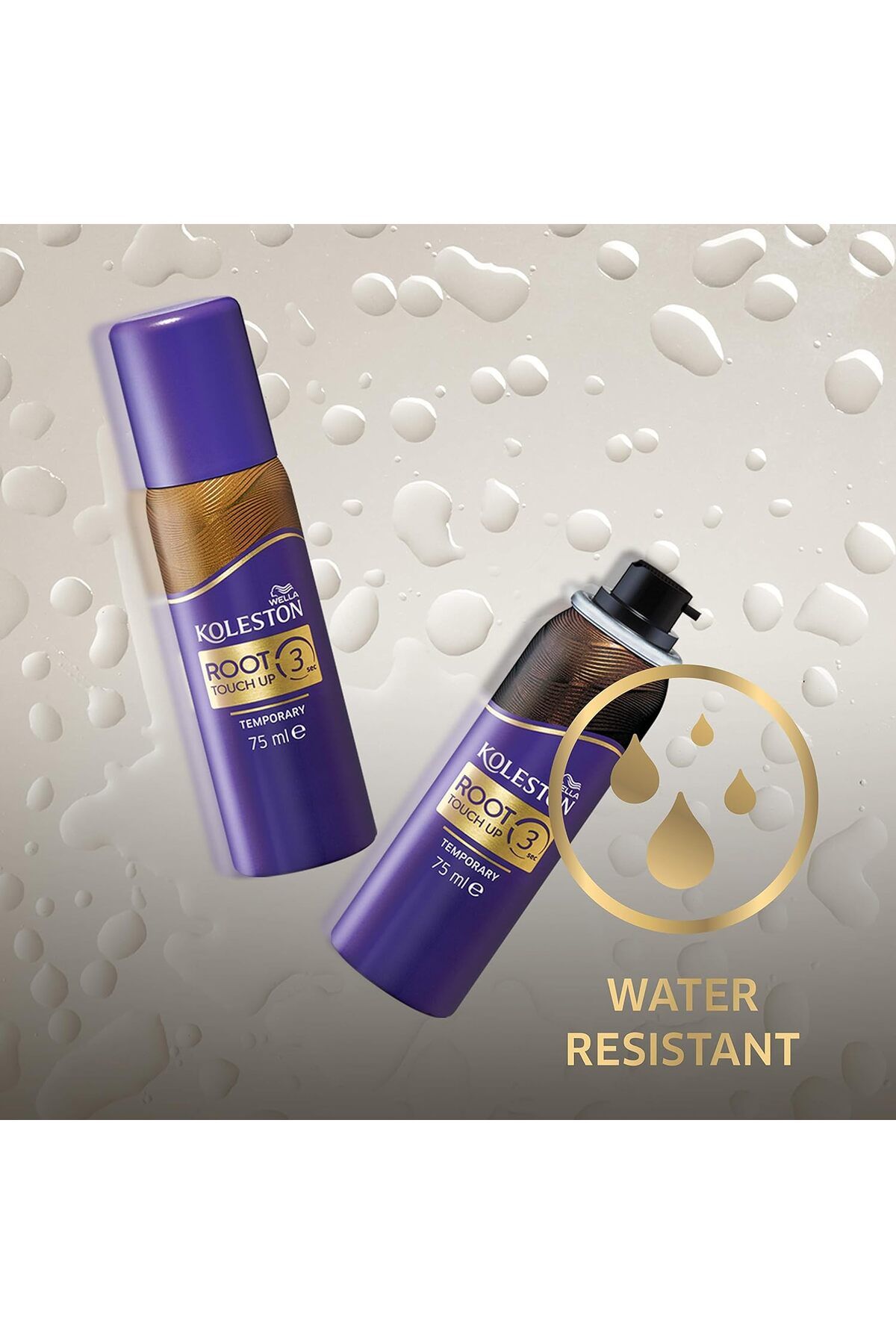 Wella-Koleston Root Touch Up Spray - Instant 100% Grey Coverage In 3s - Medium To Dark Brown, 75ml X 3 6