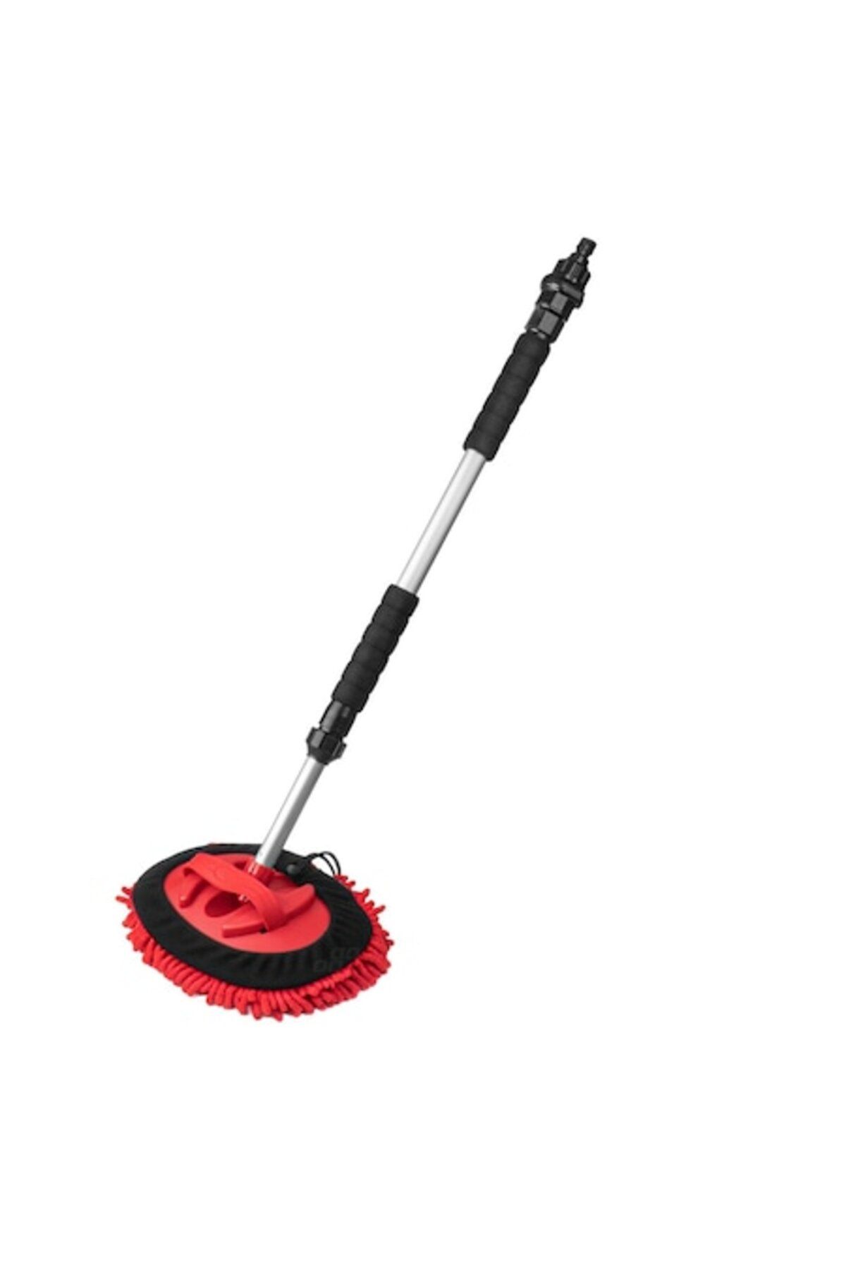 motor starter Perie De Spalat Telescopica Din Chenille 67-100cm, Cu Maner Ergonomic, Gri-rosie - One Size