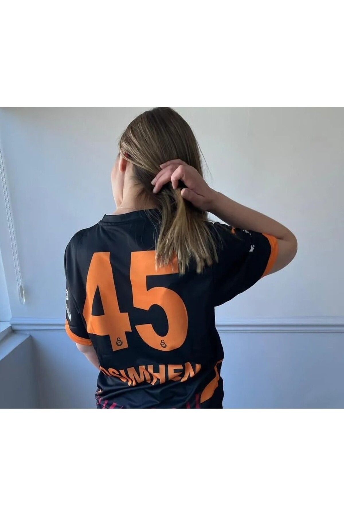yenteks Galatasara-y. Osimhenn. Siyah Deplasman 24/25 Sezon Kısa Kol Yetişkin Forma