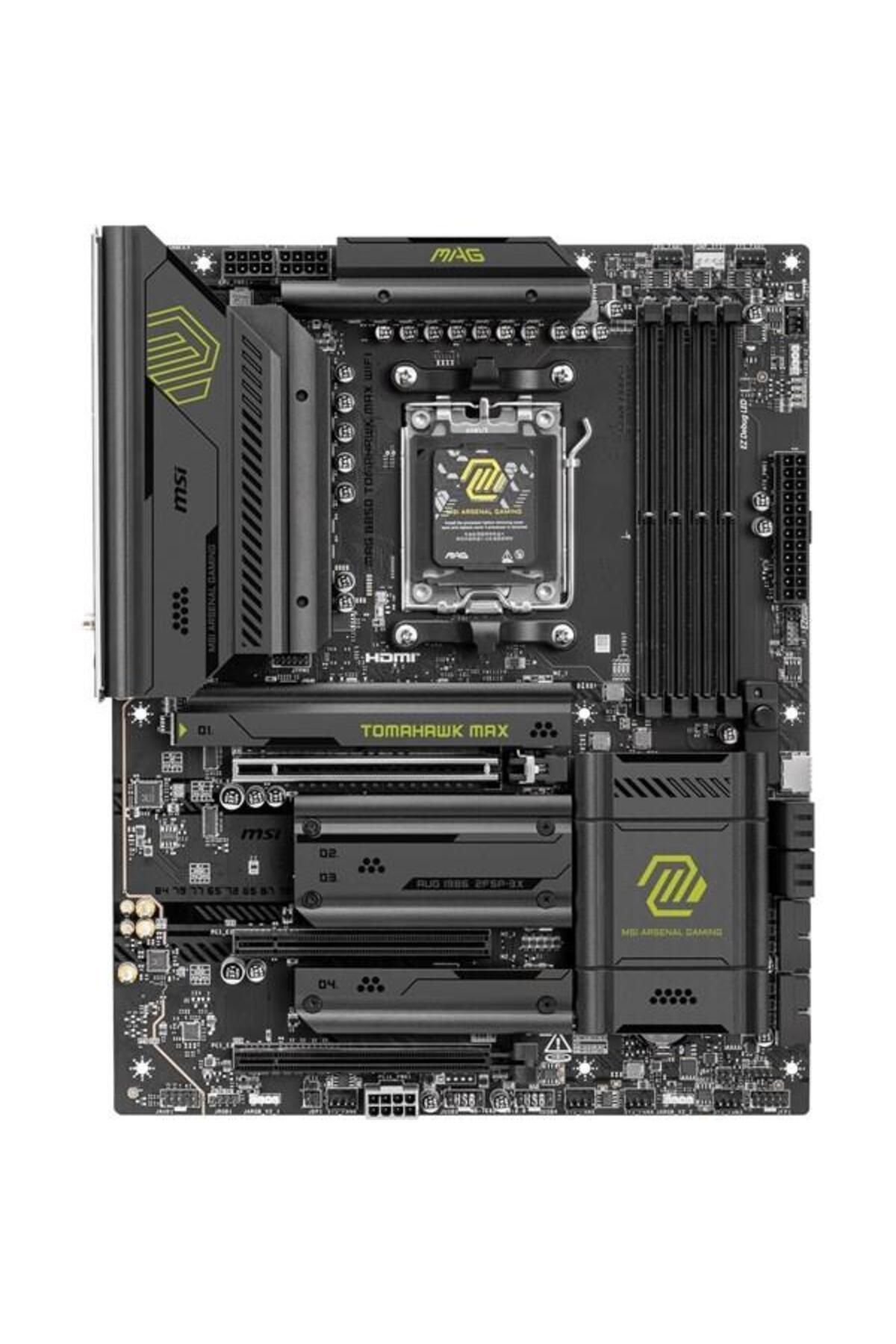 MSI-Mag B850 Tomahawk Max Wifi7 Ddr5 Hdmi-Dp Pcie 5.0 Am5 Atx 2