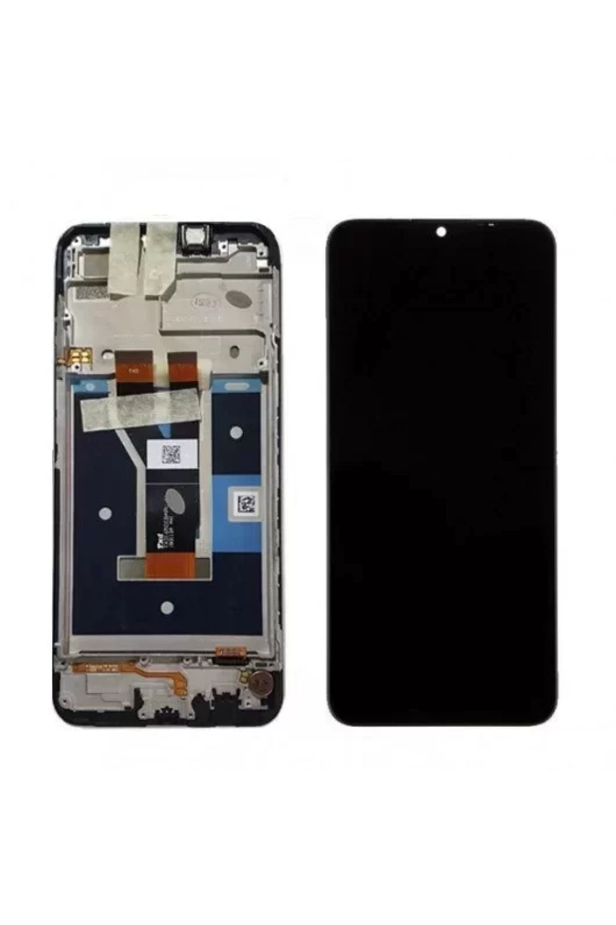 realme C20 Çıtalı (Birinci Sınıf Ürün) uyumlu  Lcd Dokunmatik Ekran
