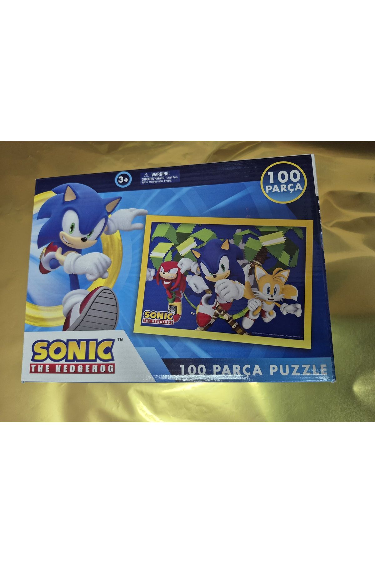 Utku SO7908 Sonic 100 Parça Puzzle - Laço Kids - Utku Oyuncak