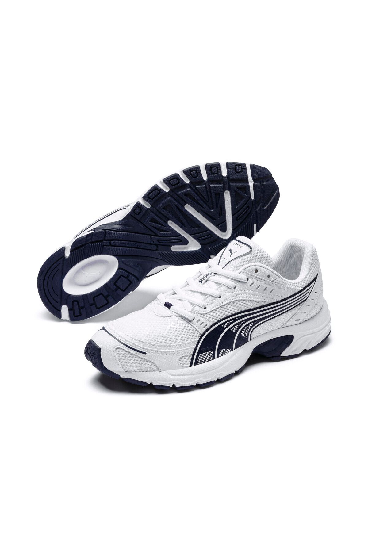 Puma-Unisex Axis Trainers Sneakers - White 2