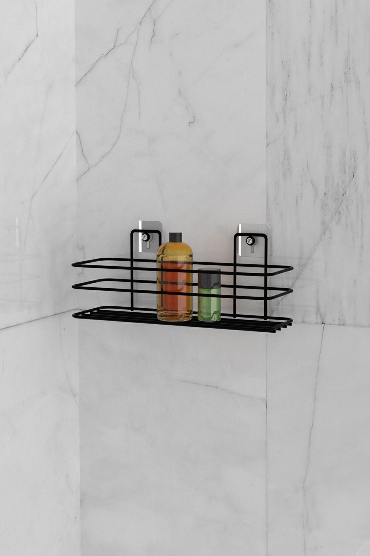 Babyjest Yapışkanlı Banyo Şampuanlık Siyah