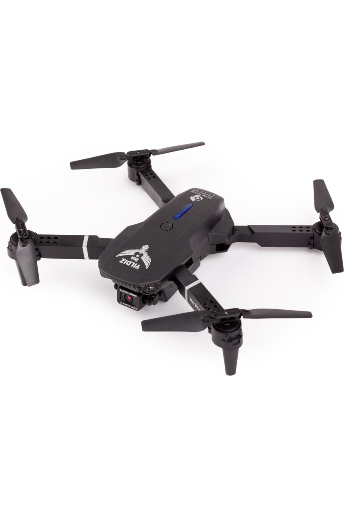 Yıldız İHA İlk Dronum, Katlanır Çift Kameralı Tek Tuşla Iniş Kalkış Başlangıç Drone Modeli (SİYAH)