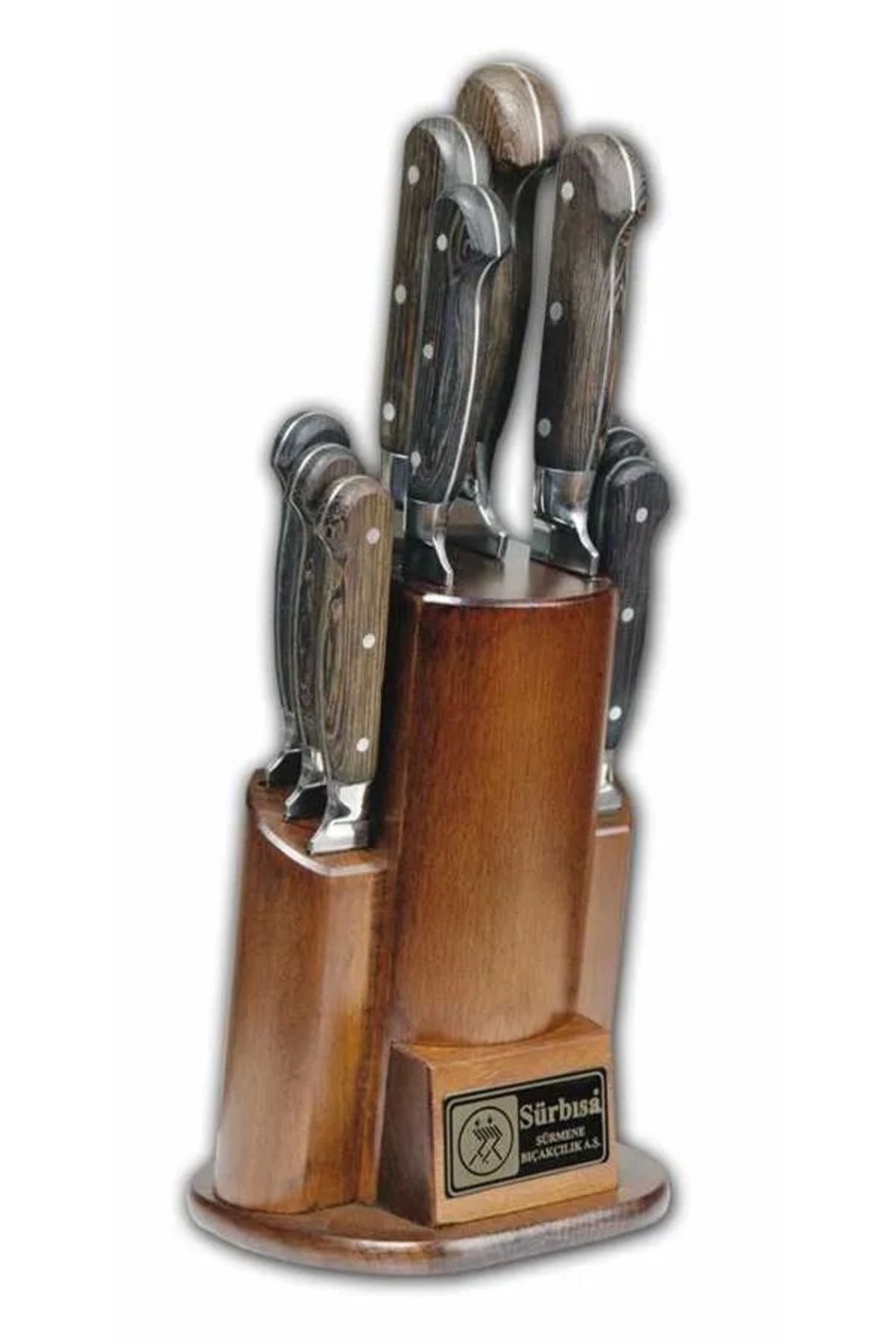ShopNova 61504ym - Sürmene Yöresel Mutfak Bıçağı Seti - 10 Lu Set