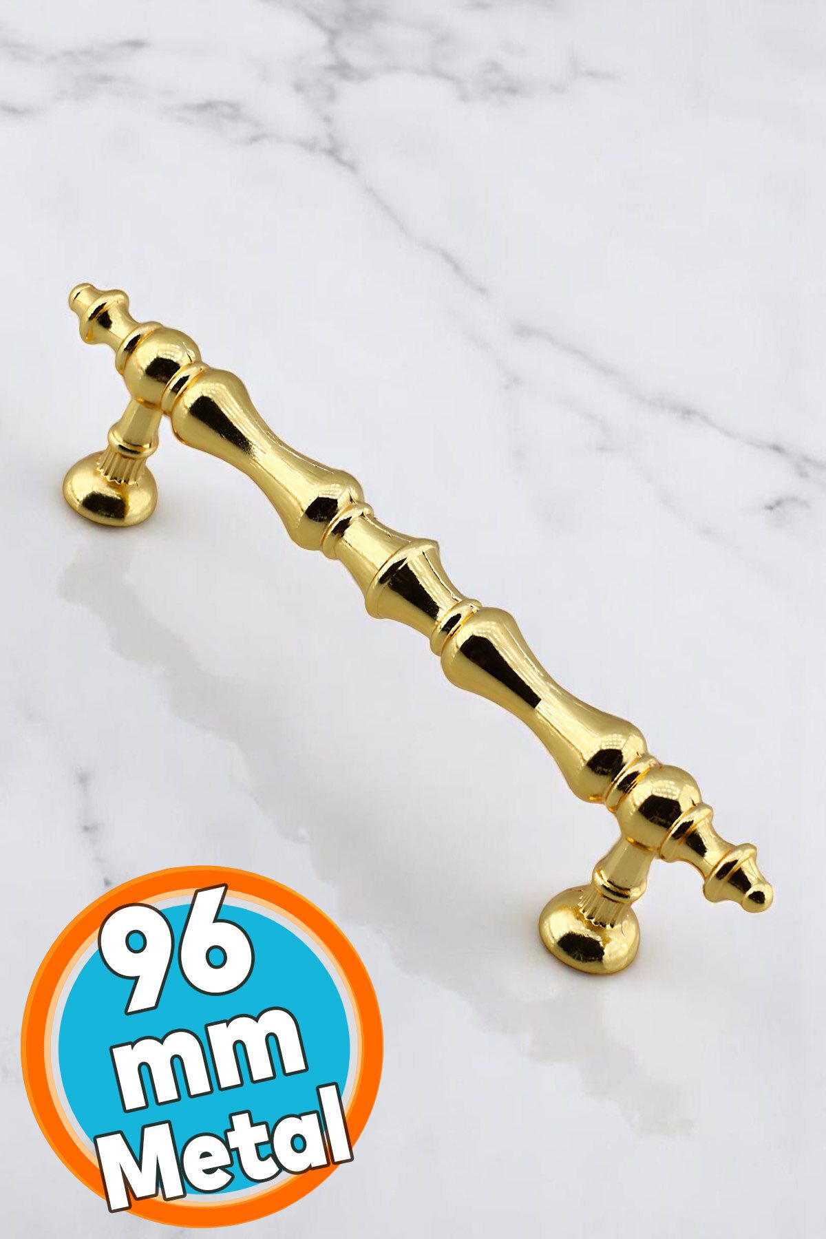NZB Mobilya Çekmece Mutfak Dolabı Dolap Kulpları Kulbu Kulpu Altın Gold Metal Kulp 96 mm-9.6 cm