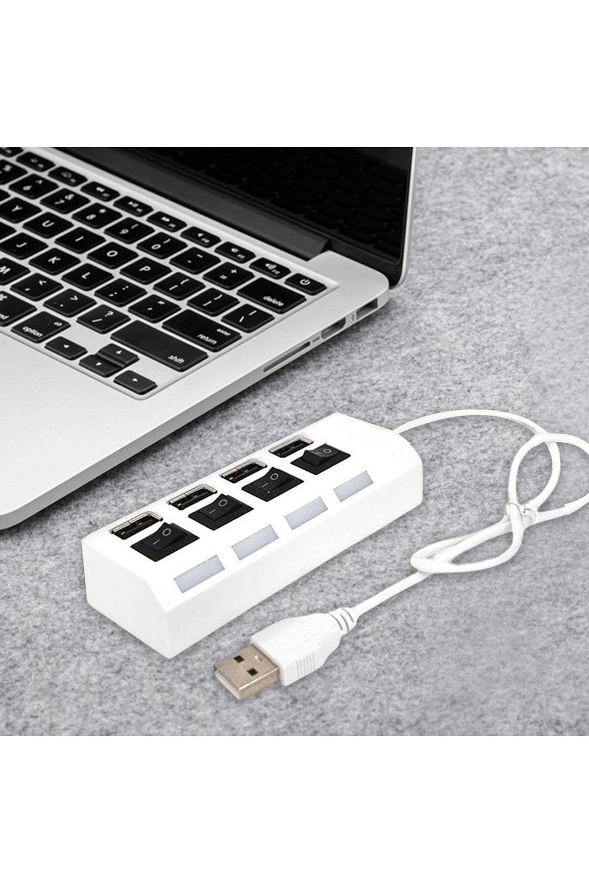 Others-Multi USB Port from Yiring Eve, 4-Port USB2.0 Splitter with Individual Switch - Multi-port Expander 3