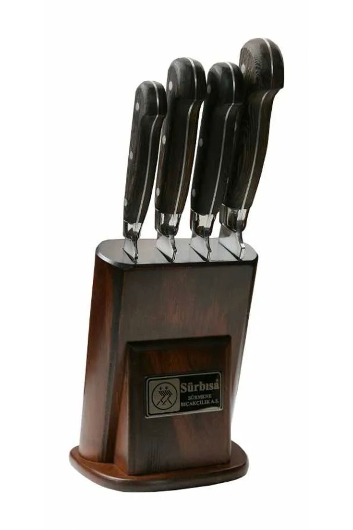 ShopNova 61502ym - Sürmene Yöresel Mutfak Bıçağı Seti - 4 Lü Set