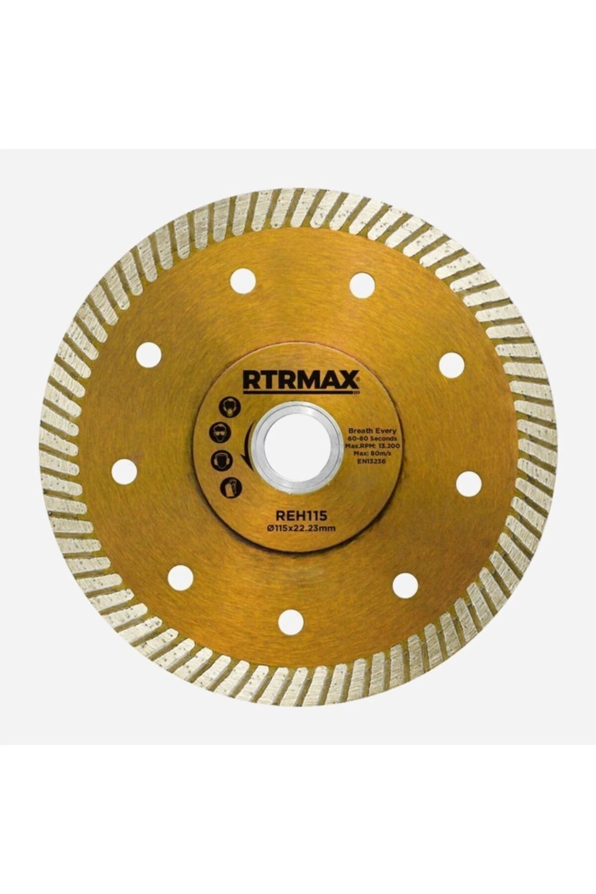 Rtrmax Reh180 Çapaksız Turbo Kesim Elmas Testere 180 Mm
