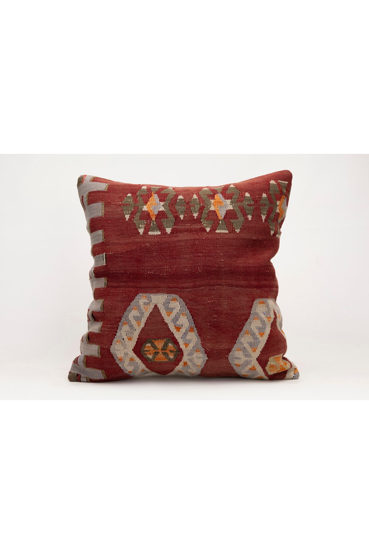 Kilim Whole Sale El Yapımı Kilim'den Yapılmış Yastık Kırlent Kılıfı, 50x50 cm
