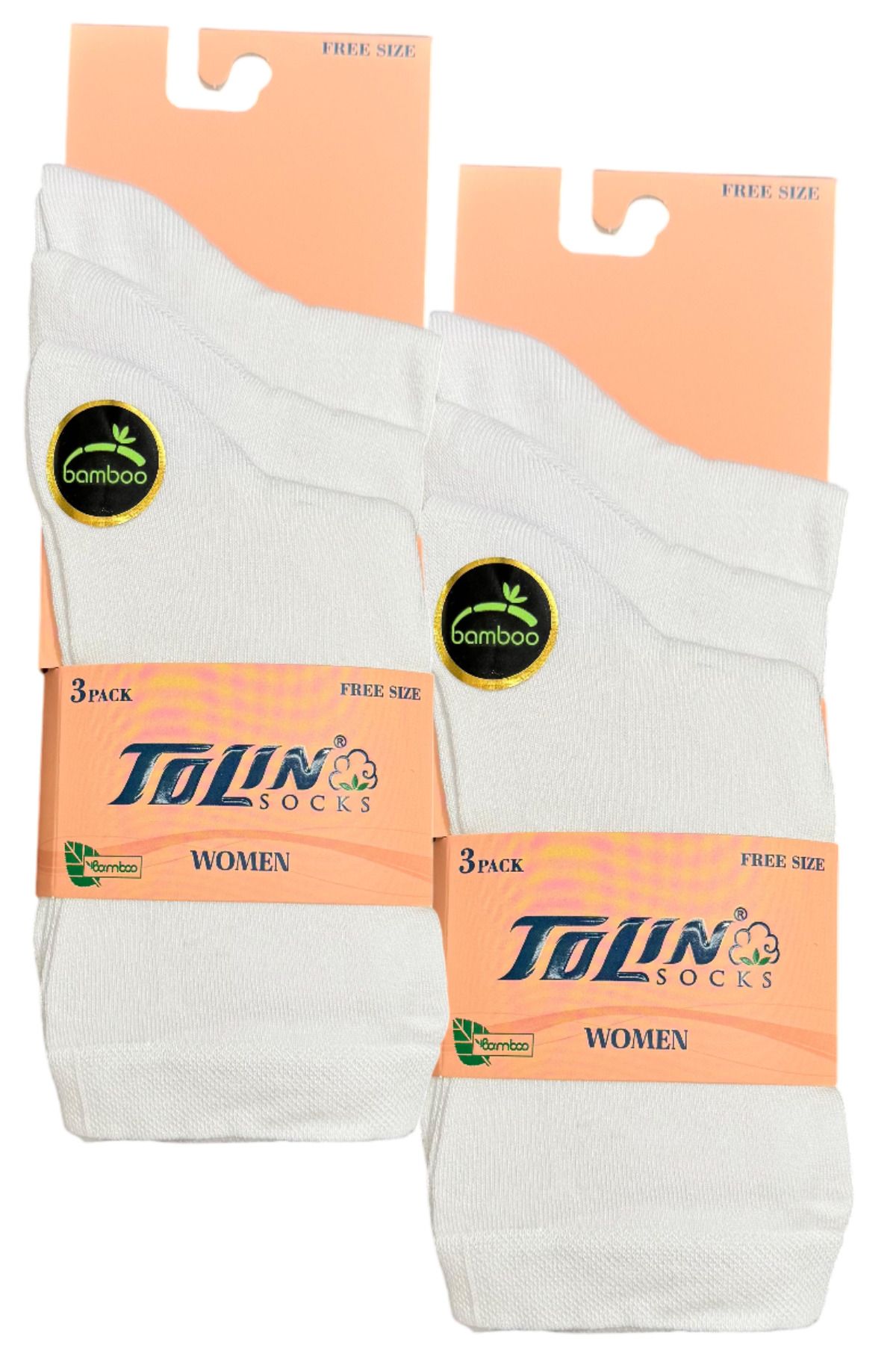 TOLIN Kadın 6 lı Bambu Çorap Seti 24024