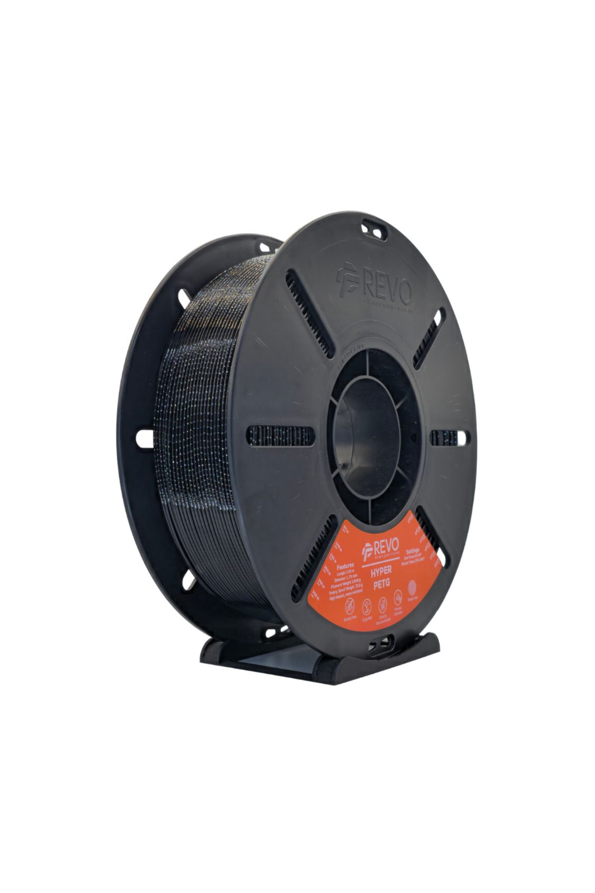 REVO FİLAMENT Revo Hyper PETG Siyah 1.75mm (1kg)