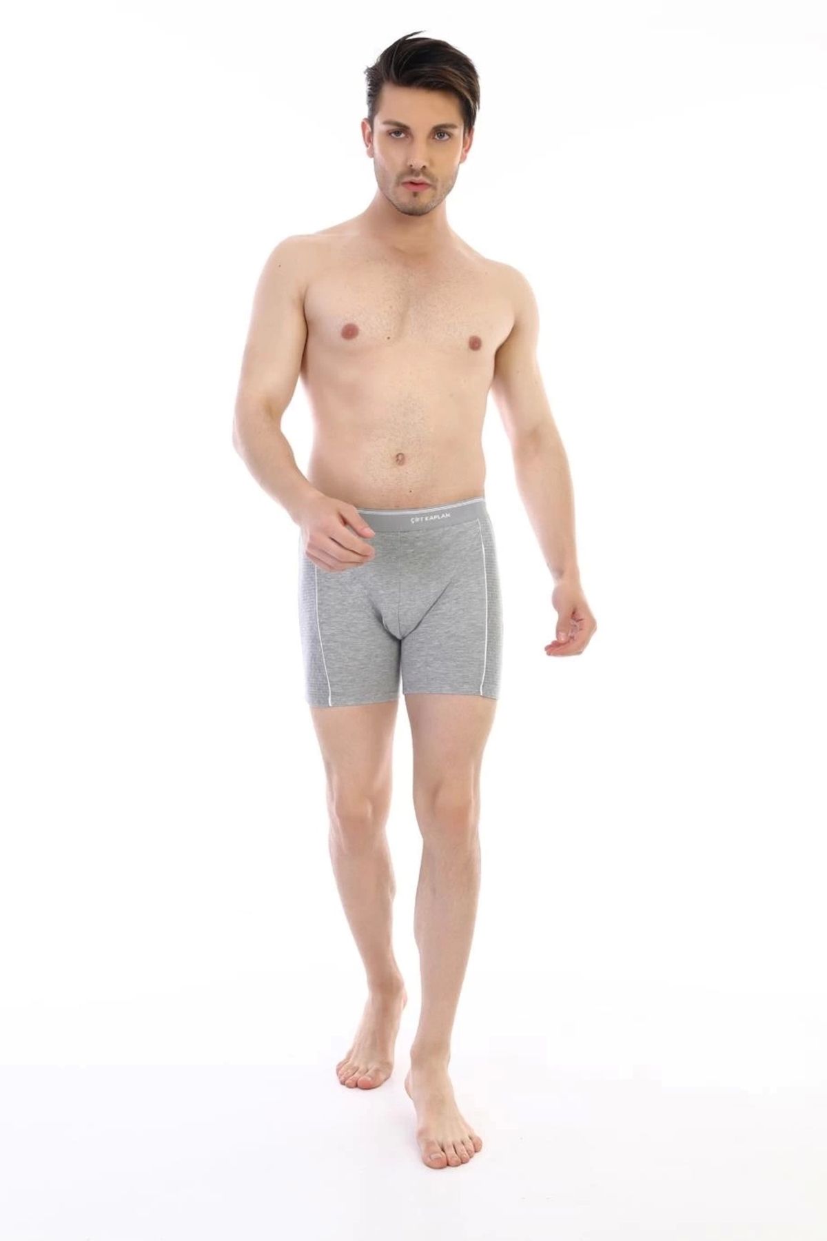 Miravm Çift Kaplan 855 Uzun Erkek Boxer