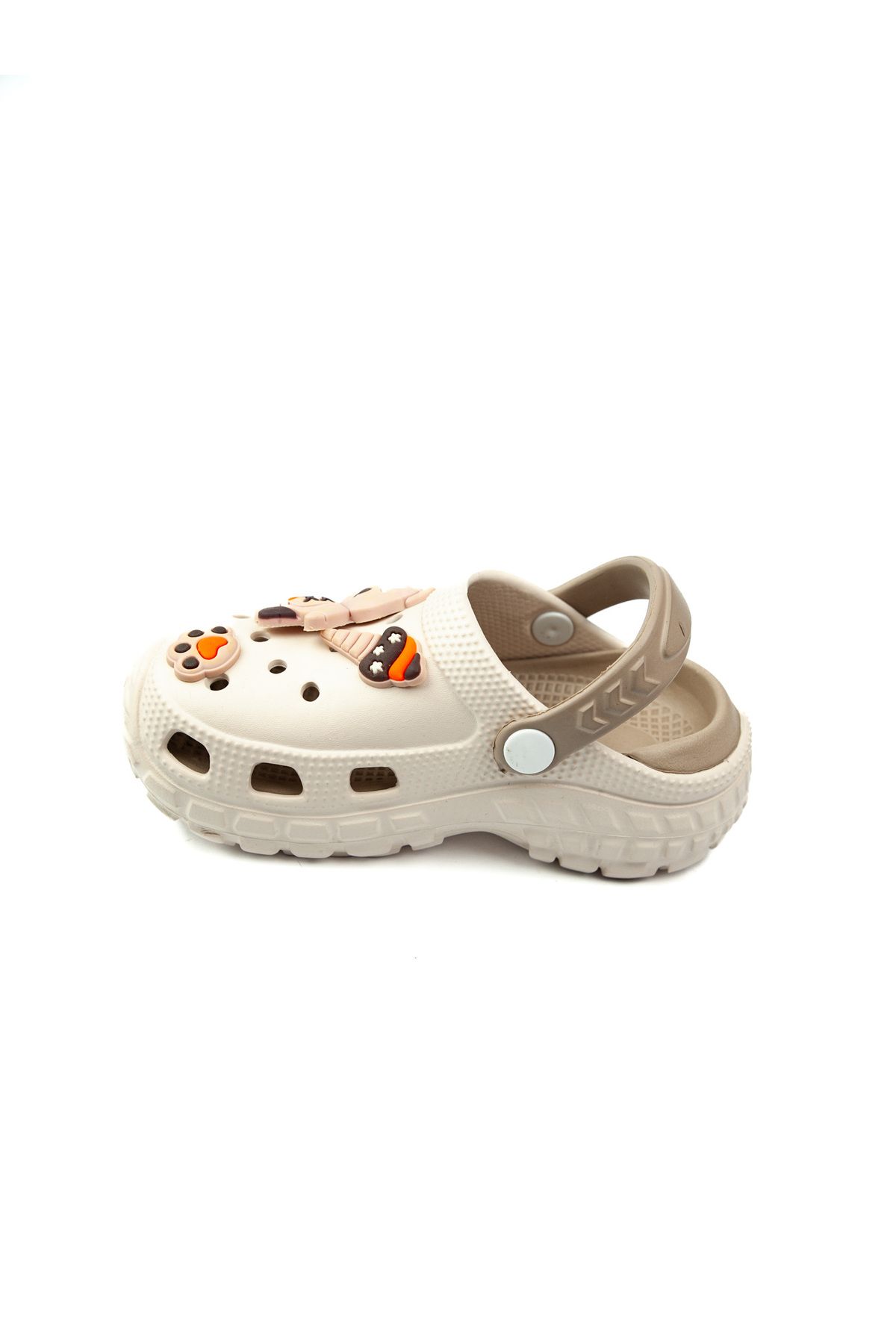Twingo-960 Ecru Closed Children's Eva Slippers 3