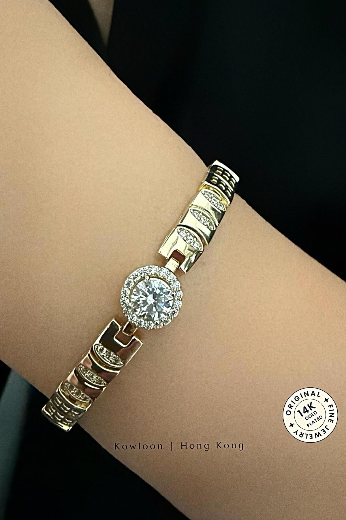 cacharel classic 14K Altın Kaplama Çelik Bileklik