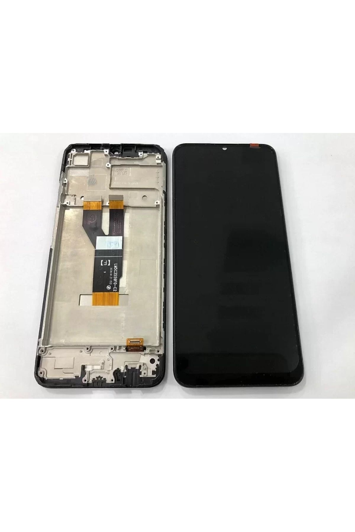 realme C20 Çıtalı Lcd Dokunmatik Ekran RMX3063, RMX3061